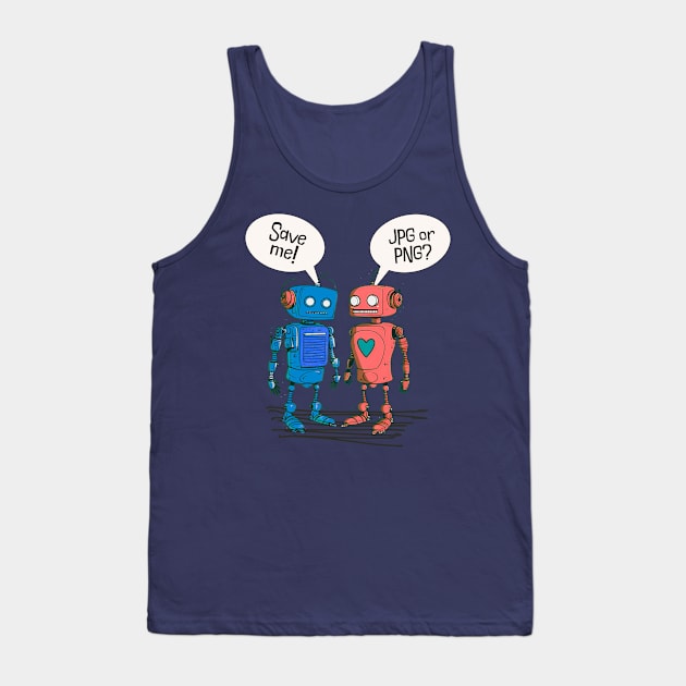 Droid Friends Tank Top by Liesl Weppen